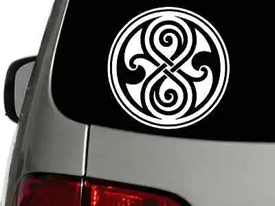 DOCTOR WHO TIME LORD SYMBOL Vinyl Decal Car Truck Wall Sticker CHOOSE SIZE COLOR • £6.47