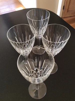 £20 • Buy EDINBURGH CRYSTAL - Large Wine Glasses X 4