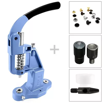 Starter Set - Double Cap Rivets - Hand Press Setting Tools 100 Studs S027 • £76.97