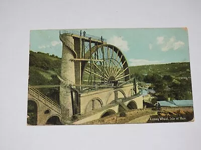 Isle Of Man  Laxey Wheel   1908      Old Postcard • £2.50