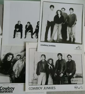 Cowboy Junkies RCA Records Publicity 7 X Music Photo 8x10 Original Vintage Vinyl • $20