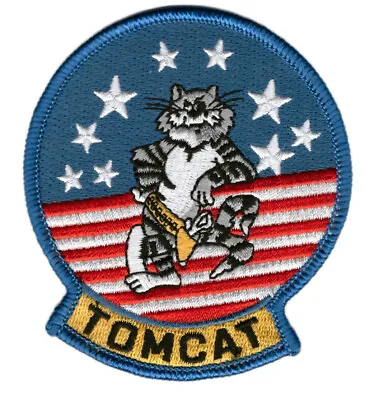 TOMCAT Top Gun Movie F-14 Fighter Squadron Patch For VELCRO® BRAND Hook Fastener • $6.90