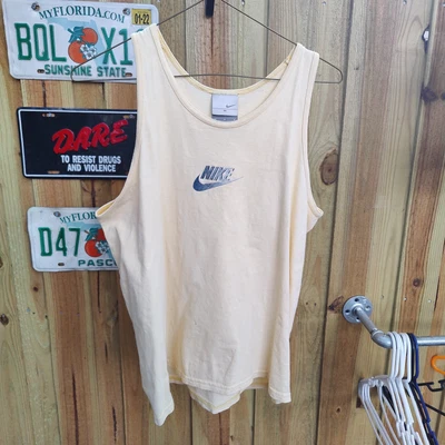 $9.99 • Buy Vintage Nike Bleach Dipped Tank Top Made In USA Men's Medium