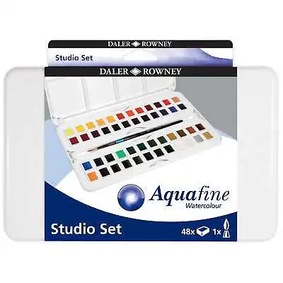£38.94 • Buy Daler Rowney Aquafine 48 Half Pan Studio Watercolour Set