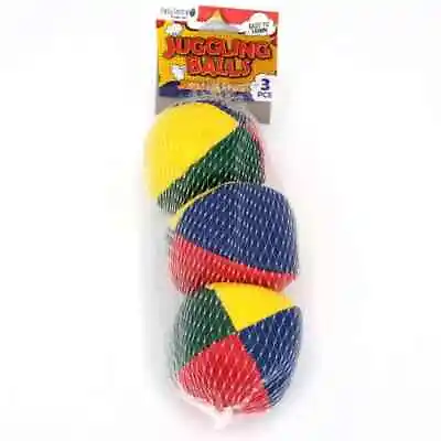 Juggling Balls 3pk Kids Toy Set Beginner Magic Clown Circus Classic Gift Fun • $3.50