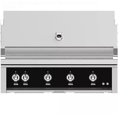 Hestan GMBR42-NG-BK 42 Inch Natural Gas Built-in BBQ Grill Stealth Black • $6150