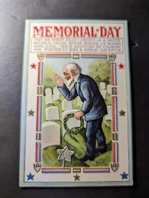 Mint USA Civil War GAR Memorial Day Postcard • $350