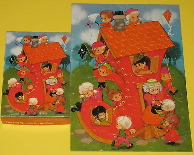 Vtg Springbok Children's Jigsaw Puzzle  The Old Woman In The Shoe  Hallmark Cib • $9.99