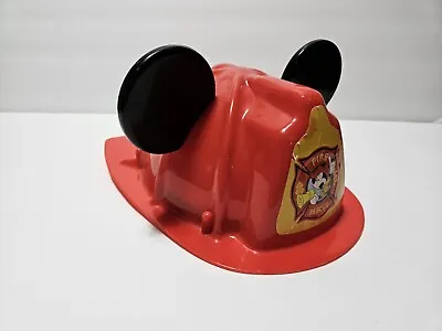 Mickey Mouse Ears Fireman KIds Helmet Fire Fighter Disney Dress-up Costume • $9.99