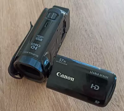 Canon Legria HF R606 Full HD SD Card Camcorder  Work Excellent • $215.25