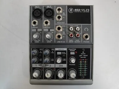 Zs3d5 Used Mackie 402-vlz3 Premium Mic/line Mixer Compact No Power Supply • $23.96