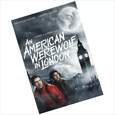 £4.49 • Buy Metal An American Werewolf In London Tin Sign Wall Art Door Movie Room Man Cave