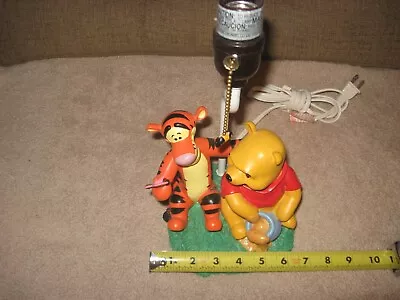 Classic Winnie The Pooh Nursery Honey Hunny Pot Lamp Pooh's With Tiger • $29.35