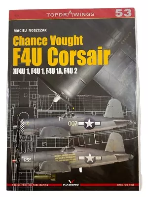 WW2 US USN USMC Chance Vought F4U Corsair Topdrawings 53 SC Reference Book • $35