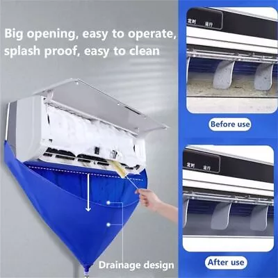 Bag Air Conditioner Cleaning Cover Air Conditioner Accessories With Tube • $12.74