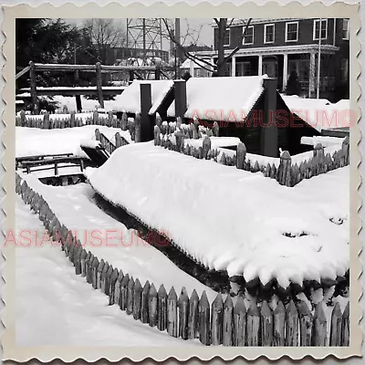 50s SUNBURY NORTHUMBERLAND PENNSYLVANIA SNOW WINTER MARK VINTAGE USA Photo 11608 • $23.99