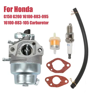 Carburettor Carburetor For Honda G200 Engine Spark Plug Fuel Line Filter Carby • £20.27