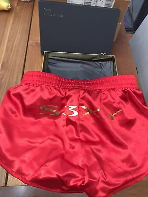 Authentic Tesla S3XY Red Short Shorts! Collectible Size XL! New With Box G1 • $69.99