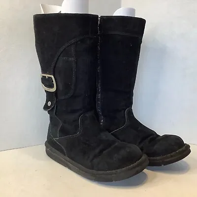 Women's UGG Cargo III Suede Boots Side Zip Black Size 7 #F30081 • $39.99