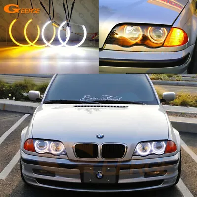 For BMW 3 Series E46 Coupe Convertible Ultra Bright LED Angel Eyes Halo Rings • $39.09