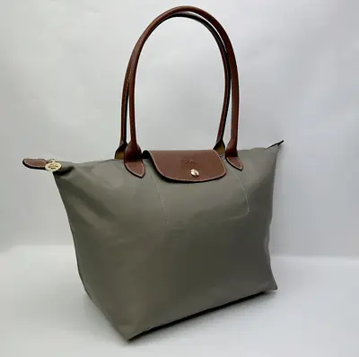 NEW Longchamp Le Pliage Tote Bag Gray Large L Unused • £30