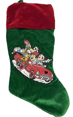 Disney Mickey Minnie Mouse & Friends Christmas Stocking 17” W/ Sequins Appliqué • $16.99