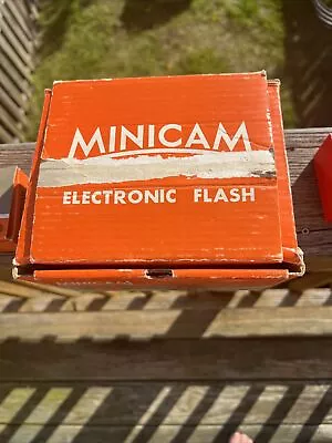 Vintage MiniCam Electronic Flash Mi-Sun Flash AC Adapter Battery Case 🎥 (S) • $40