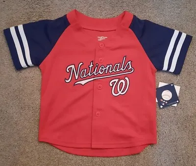 $16.99 • Buy Washington Nationals Official MLB Genuine Infant Toddler Size 18M Jersey New Tag
