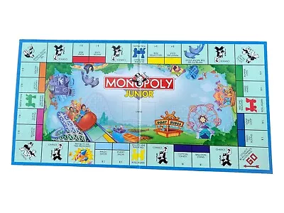 1999 Monopoly Junior Game By Parker Brothers REPLACEMENT BOARD ONLY • $5.50