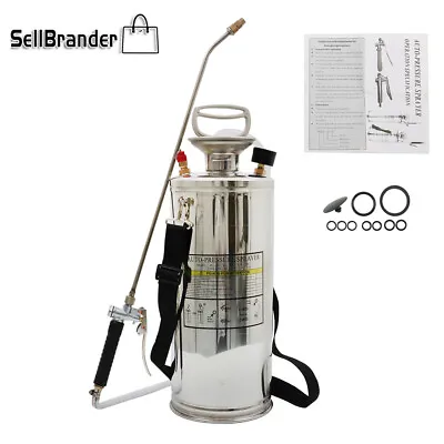 1/1.5/2/3/3.5 Gallon Pump Sprayer Stainless Steel Lawn And Garden Hand Pump • $64.89