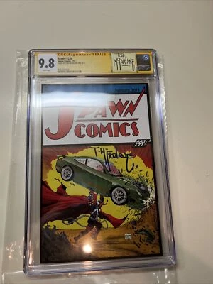 Spawn 228 CGC SS 9.8 Todd McFarlane Signed Action Comics 1 Homage Cover • £436.26
