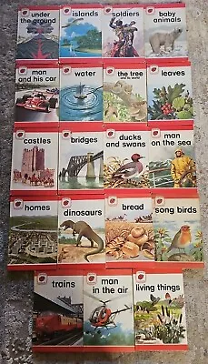 19 Books Series 737 Ladybird Leaders Homes Bread Leaves Trains Vintage Books K8 • £37.49