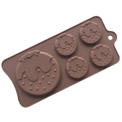 £3.99 • Buy Christmas Chocolate Cake Ice Soap Mould Tray Silicone Bakeware Mold Candy