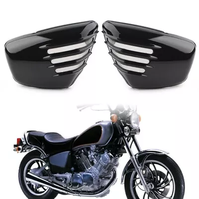 Battery Side Cover Fairing Black For Yamaha XV700 750 1000 1100 Virago 1984 - Up • $40.16