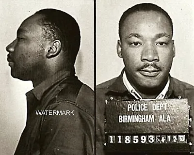 Martin Luther King Jr. MLK Mugshot Civil Rights Mug Shot 8 X 10 Photo Picture • $9.99