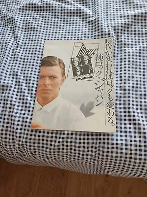 £20 • Buy DAVID BOWIE Serious Moonlight Tour 1983 SOUVENIR! 