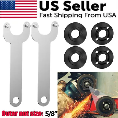 2 Packs 5/8 -11 Flange Lock Nut / Angle Wrench Spanner For Makita Grinder • $10.39