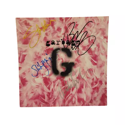 Garbage Self Titled Signed Promo Flat By 4 Musicians • $110