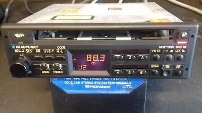 Ultra Rare Vintage Blaupunkt New York Scd 08 Car Radio • $251.33