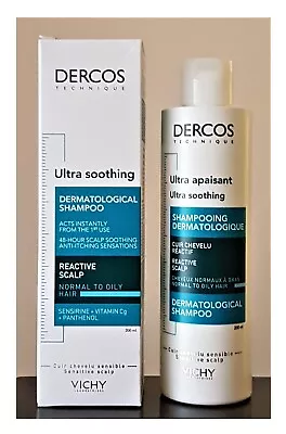 Vichy Dercos Ultra Soothing Shampoo For Normal To Oily Hair 200 Ml • $22.95