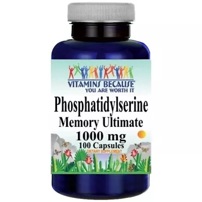 Phosphatidylserine 1000mg 100Caps Highest Potency USD • $17.95