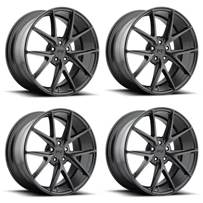 Set 4 Niche M117 Misano 18x8 5x110 Matte Black Wheels 18  40mm Rims • $1208