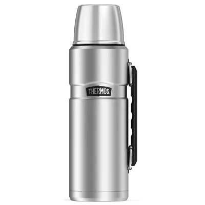 New THERMOS Stainless King S/Steel Vacuum Insulated Flask 1.2 Litre Genuine • $44.99