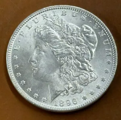 1896-P Morgan Silver Dollar Choice/Gem BU Uncirculated MS Coin - TCCCX • $0.99