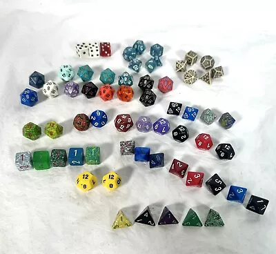 Vintage TSR Dice 1970’s & 1980’s Dungeons & Dragons Lot - Rare 63 Die • $50