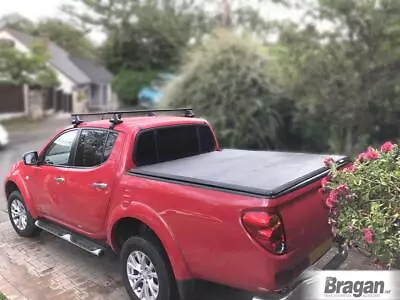 TriFold Soft Tonneau Cover To Fit Mitsubishi L200 Double Cab 2005-2015 Accessory • $253.20