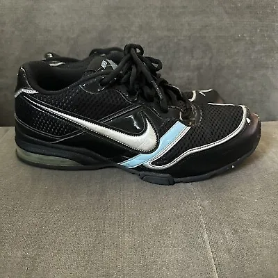 Women's Nike Air Relentless Running Athletic Shoes Black & Teal Size W 7.5 • $19.95