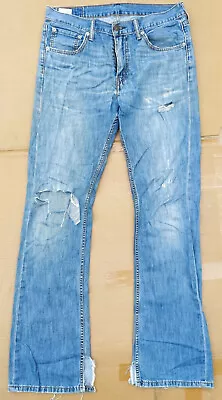 Levis 527 BootCut Jeans Worn Torn 32x34 (see Listing For Actual Meas.) AS-IS • $25