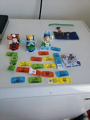 McDonald's Toy Story 4 Toys Lot Of 3 With Tickets Used • $9.99