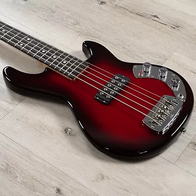 G&L USA Custom Shop L-1000 5-String Bass Ebony Fretboard 3A Flame Maple Redburst • $3710